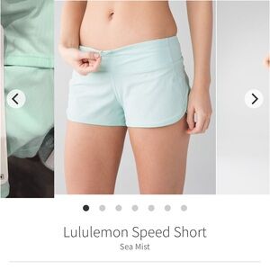 Lululemon Speed Up Shorts Size 4